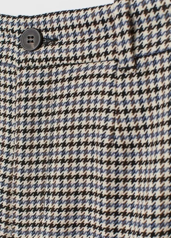 Брюки длиной 7/8 Черный Деловой Демисезон H&M (276534677)