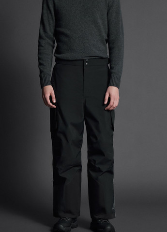 Черные повседневный зимние брюки Zara