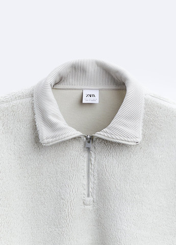 Світло-сірий демісезонний светр Zara