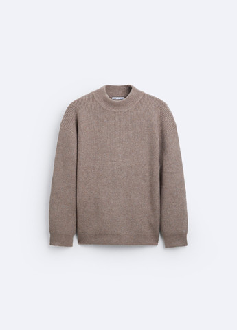 Сіро-бежевий демісезонний светр Zara