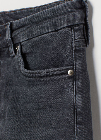 Вузькі джинси до щиколотки Embrace Темно-сірий Денім Демісезон H&M - (276534650)