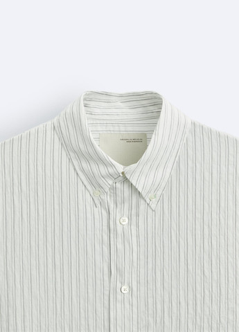 Черно-белая классическая рубашка Zara