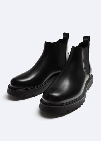 Черные осенние ботинки Zara