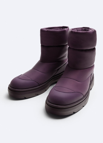 Фиолетовые зимние ботинки Zara