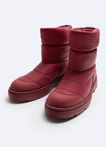Красные зимние ботинки Zara