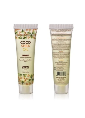 Органическое кокосовое масло карите (ши) для тела Coco Shea Oil 100 мл, сертификат ECOCERT Exsens (276594419)