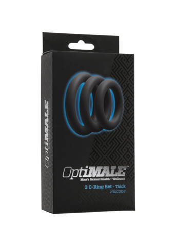 Набір ерекційних кілець OptiMALE 3 C-Ring Set Thick Doc Johnson (276594337)
