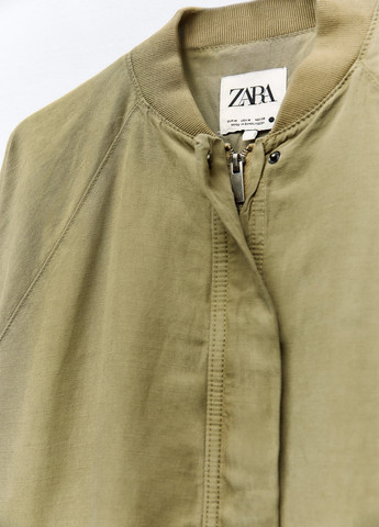 Світло-зелене демісезонне Пальто Zara