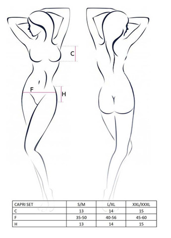 Чорний демісезонний комплект білизни та пояс для панчох capri set Passion