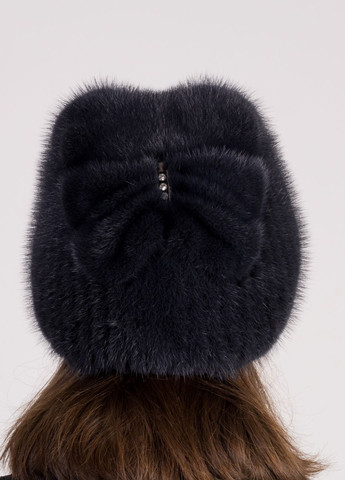 Женская норковая шапка на вязаной основе Меховой Стиль бабочка (276714235)