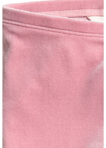 Розовые летние леггинсы велюровые H&M