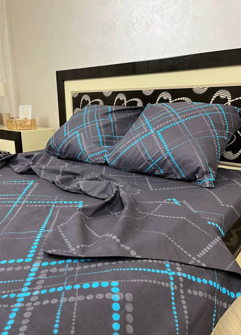 Постільна білизна бавовняна Напис Євро 200 x 220 Бязь Білий 50 х 70 No Brand (276974077)