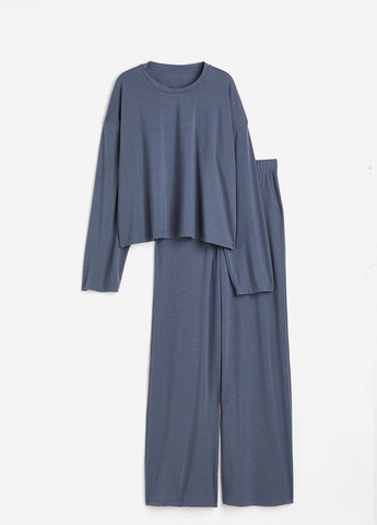 Сіро-синя всесезон піжама H&M