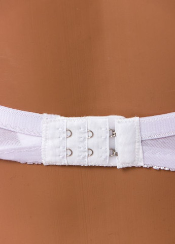 Белый бюстгальтер без поролона для кормящих мам (чашка d) No Brand с косточками хлопок