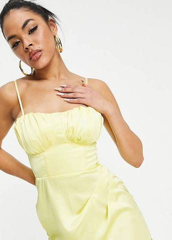 Желтое платье Asos