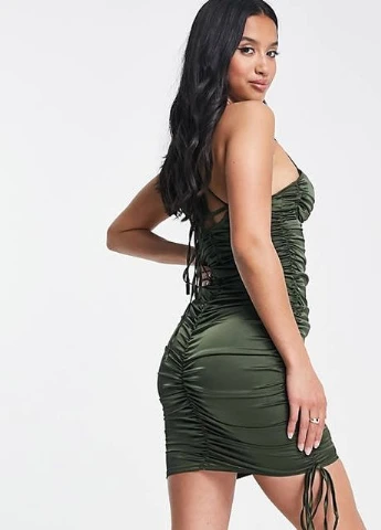 Оливкова (хакі) сукня Asos