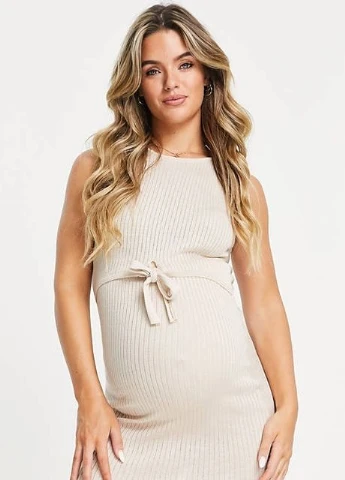Бежевое платье Asos