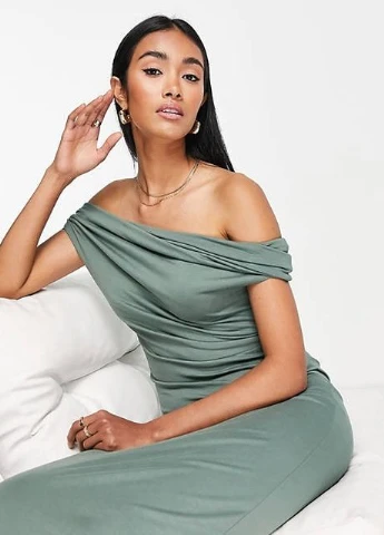Оливковое (хаки) платье Asos