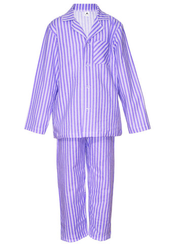 Голубая всесезон пижама детская фланель д-125 рубашка + брюки Ярослав