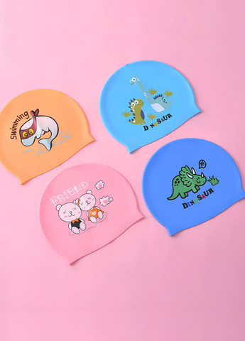 Силиконовая шапочка для плавания для детей от 0.7-3 лет, универсальная No Brand (276842453)