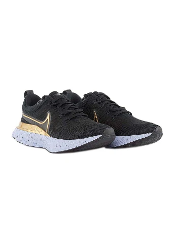 Кроссовки Женские W REACT INFINITY RUN FK 2 Nike чёрные демисезоны (276778012)