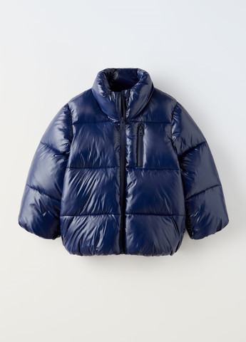 Темно-синя зимня куртка Zara