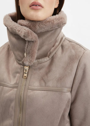 Сіро-коричнева зимня куртка Orsay