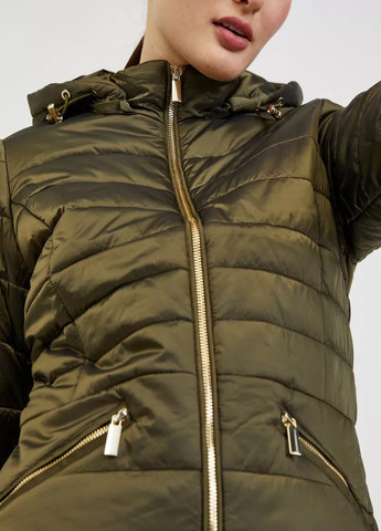 Оливкова (хакі) демісезонна куртка Orsay