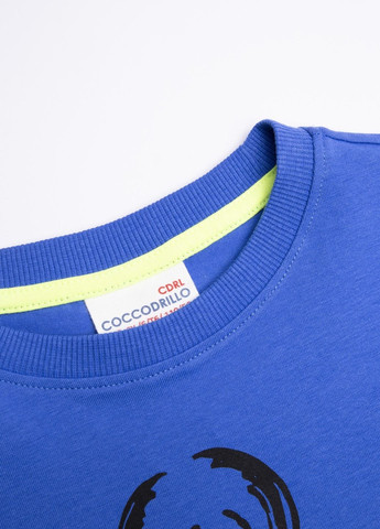 Синяя демисезонная футболка Coccodrillo