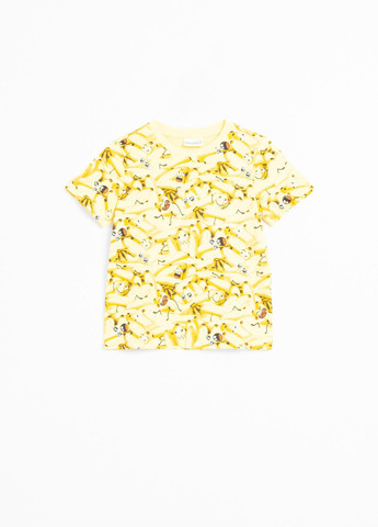 Желтая демисезонная футболка Coccodrillo