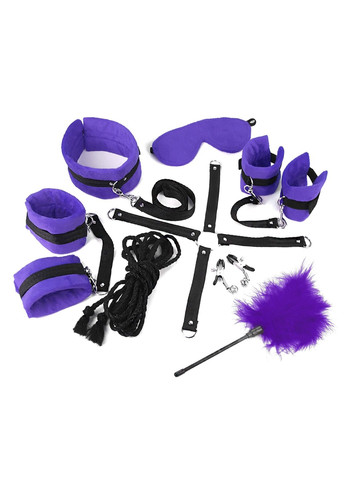 Набор БДСМ - Soft Touch BDSM Set, 9 предметов, Фиолетовый Art of Sex (276843993)