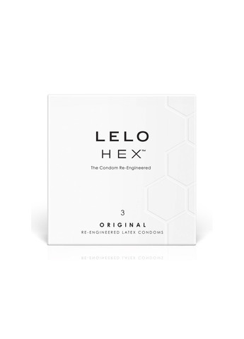 Презервативи HEX Condoms Original 3 Pack, тонкі та суперміцні Lelo (276905788)