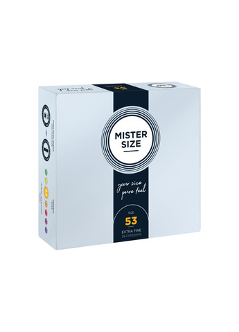 Презервативи Mister Size - pure feel - 53 (36 condoms), товщина 0,05 мм No Brand (276905765)