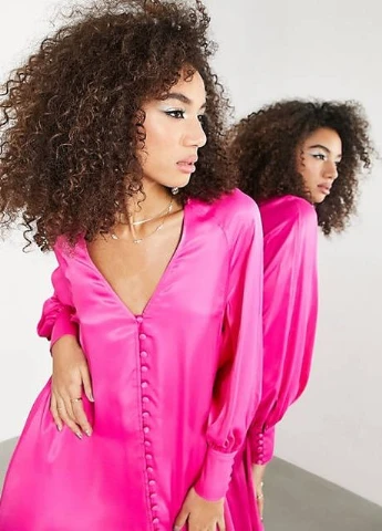 Малиновое платье Asos