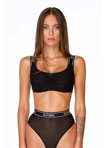 Чёрный женское спортивное белье лиф-топ df original Designed for fitness