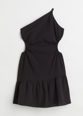 Черное повседневный платье б/р H&M однотонное