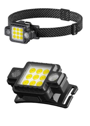 Налобний LED ліхтар на магніті світлодіодний акумуляторний портативний ліхтарик PL-132 RB132 VTech (276973299)
