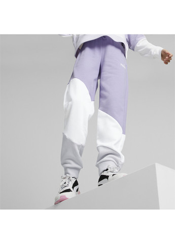 Пурпурные спортивные демисезонные брюки Puma