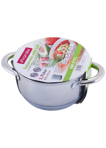 Кастрюля из нержавеющей стали с 7-слойным индукционным дном Kamille (276980847)