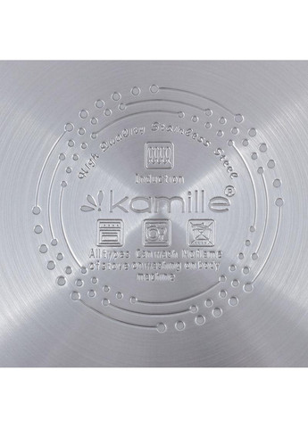 Набор 3 кастрюли со стеклянными крышками Kamille (276984852)