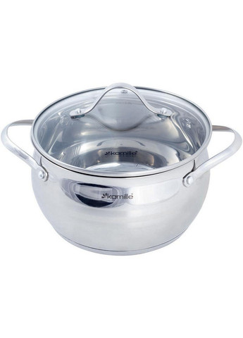 Набор 3 кастрюли со стеклянными крышками Kamille (276984852)