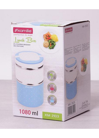 Ланч-бокс 2 ємності Kamille (276985722)