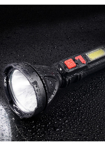 Кишеньковий, ручний акумуляторний ліхтарик із зарядкою від USB No Brand (276982592)