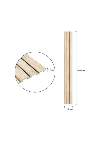 PS декоративная рейка Sticker Wall (276979394)