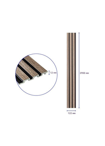 PS декоративная рейка Sticker Wall (276981114)