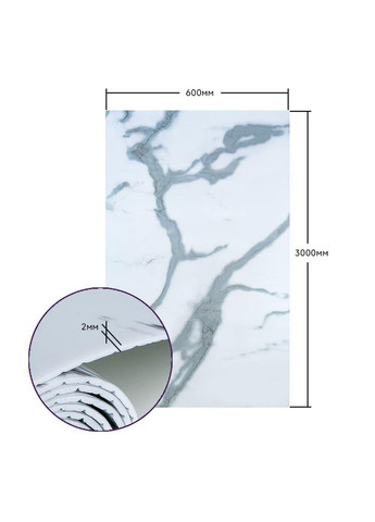 Стеновая PET плитка самоклеящаяся в рулоне Sticker Wall (276981104)