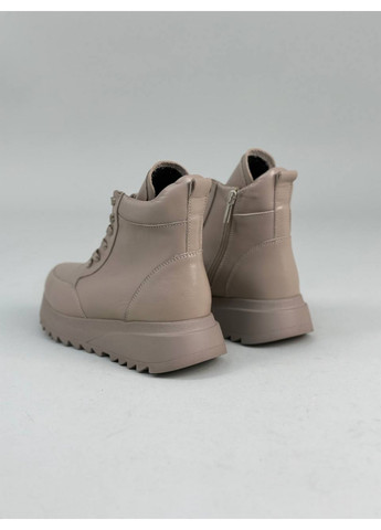 Женские кожаные кроссовки 41 VZUTIK бежевые зима (277154271)