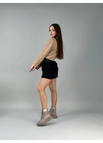 Женские кожаные кроссовки 41 VZUTIK бежевые зима (277154271)