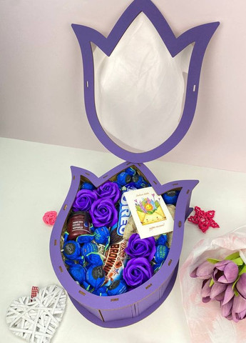 Подарунок "Flower moment" для дівчини, жінки, дружині, на день святого Валентина,14 лютого, день народження (8-0584) Кукумбер (276975909)