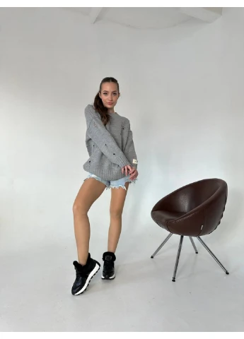 Женские кожаные кроссовки 38 VZUTIK чёрные зима (277156224)